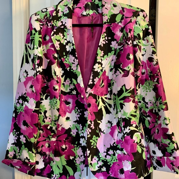 Beautiful & Colourful lined blazer - Picture 1 of 7